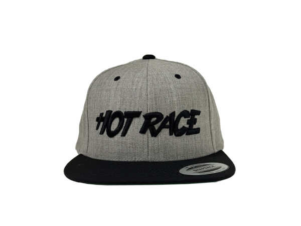 HotRace-CAP-Gray-Black-front